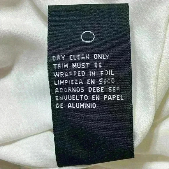 Scarlett Nite Ivory Sleeveless Layered Dress Flowy Top Fitted Lace Skirt Lined - Picture 9 of 11